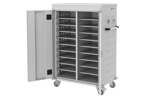 Nowoczesne wózki na tablety i ich funkcjonalność