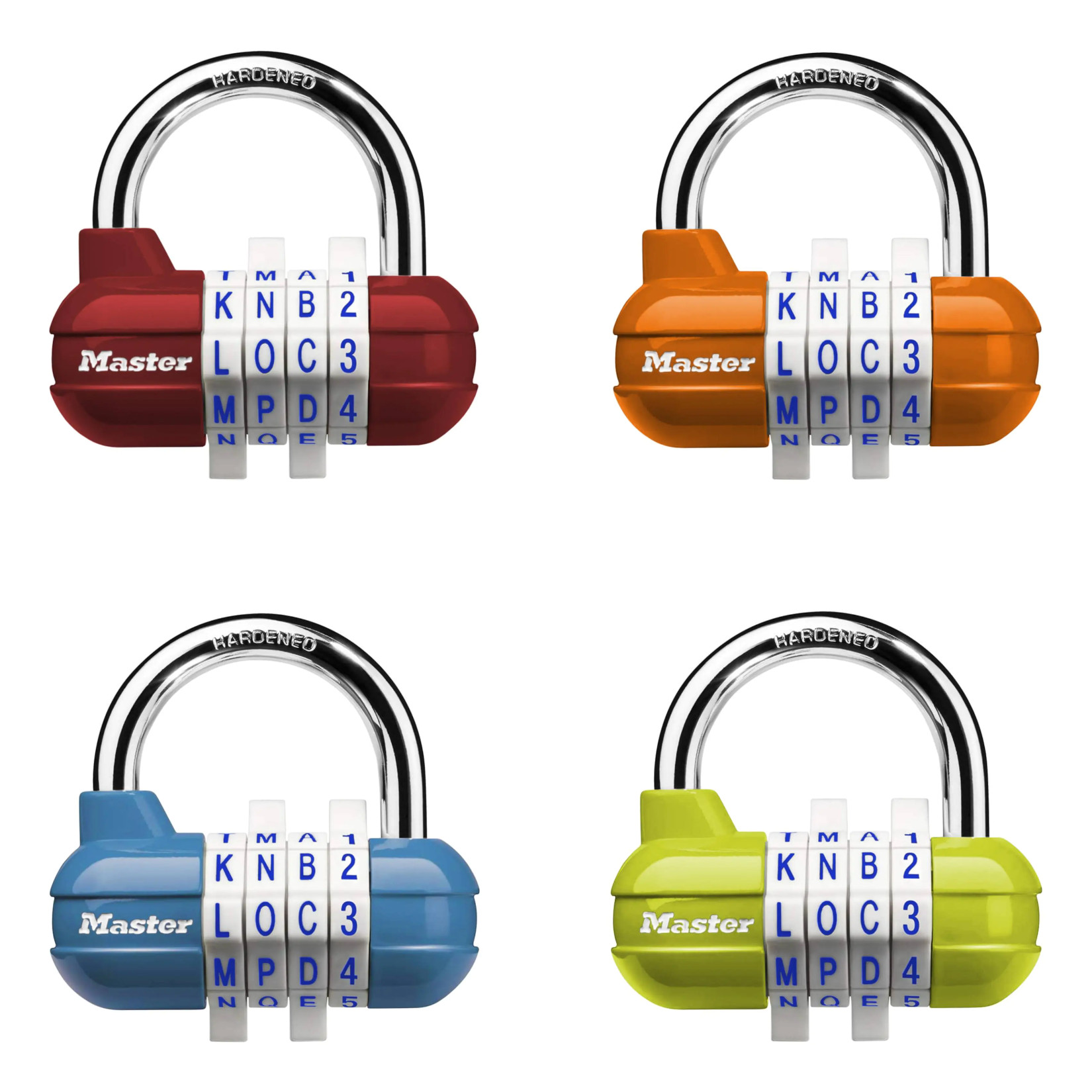 Kłódka szyfrowa Masterlock 1534D kolorowa