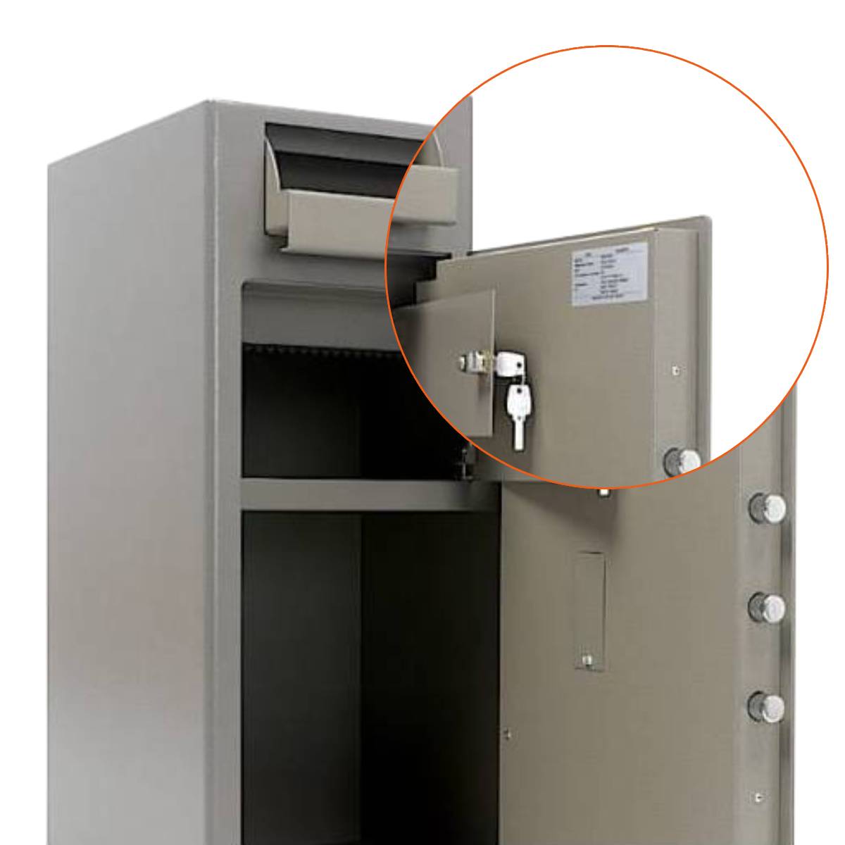 Grubość drzwi sejfu Valberg ASD klasy S1 z zamkiem elektronicznym