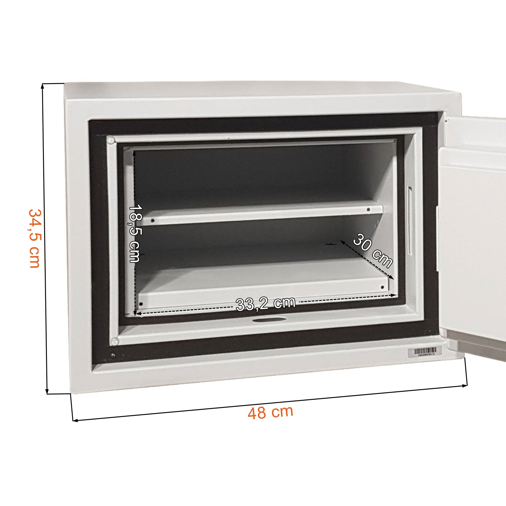 Sejf domowy przeciwpożarowy Valberg ASF 32 z zamkiem kluczowym