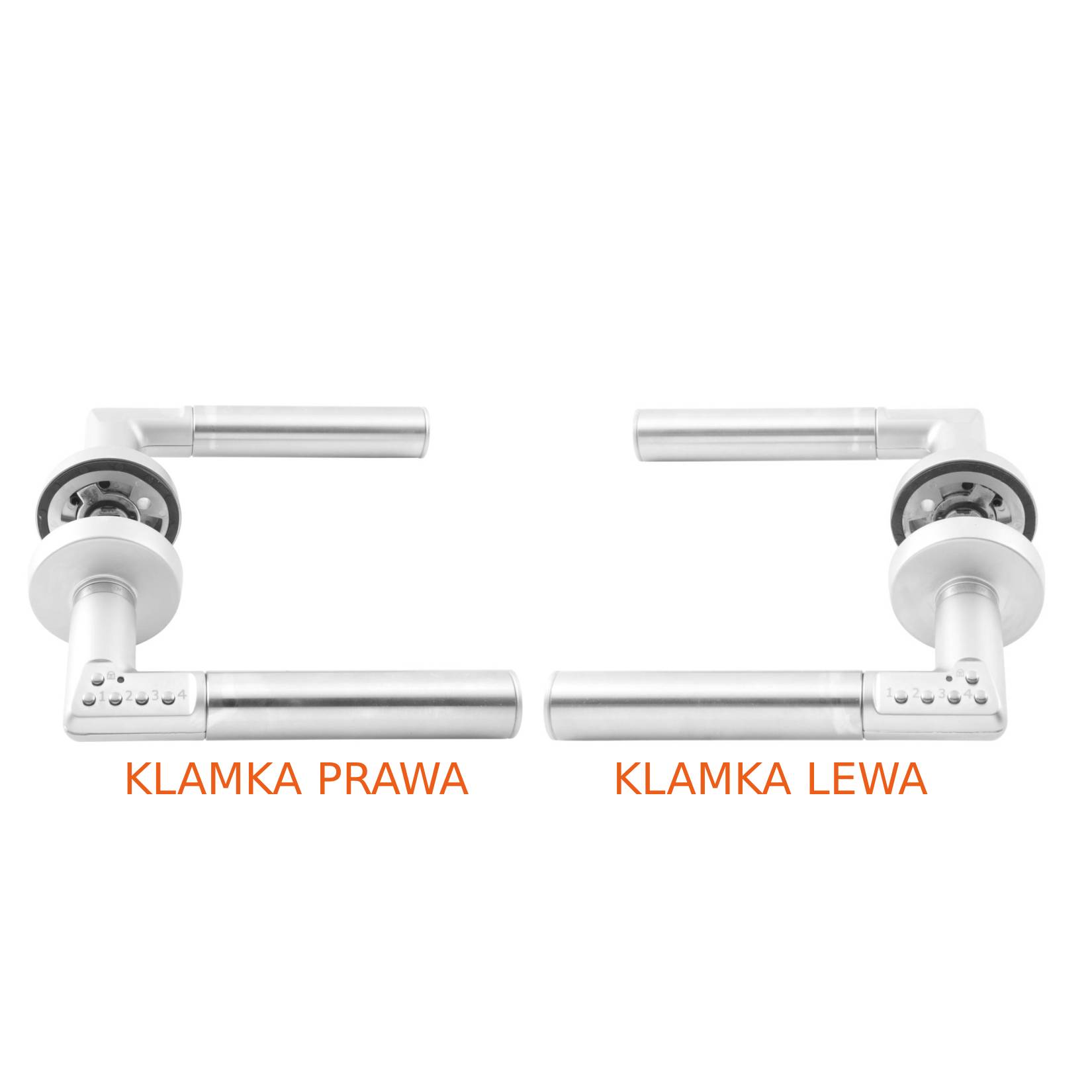 Klamka na kod Assa Abloy 8812 prawa i lewa - różnice