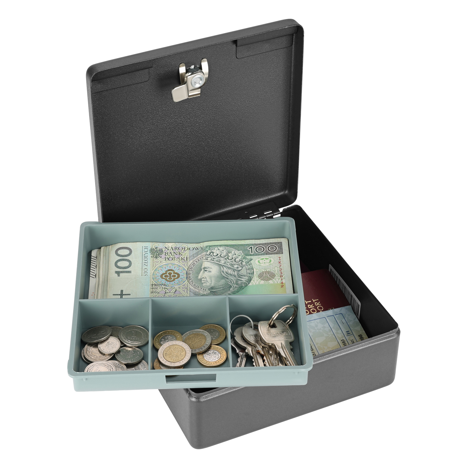 Przykład zastosowania metalowej kasetki Masterlock KDS1EURHRO