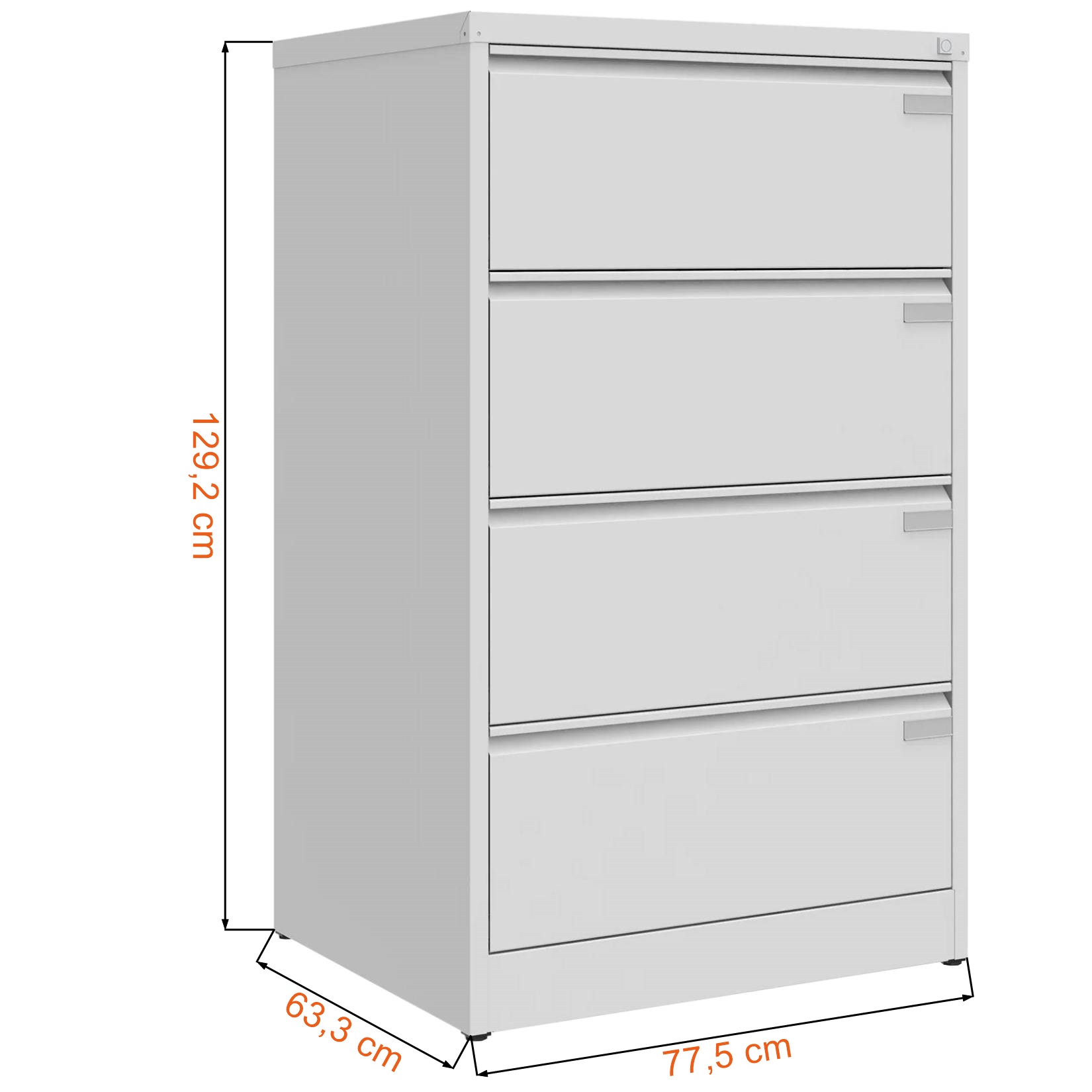 Dane techniczne szafki kartotekowej SZK 302 ST