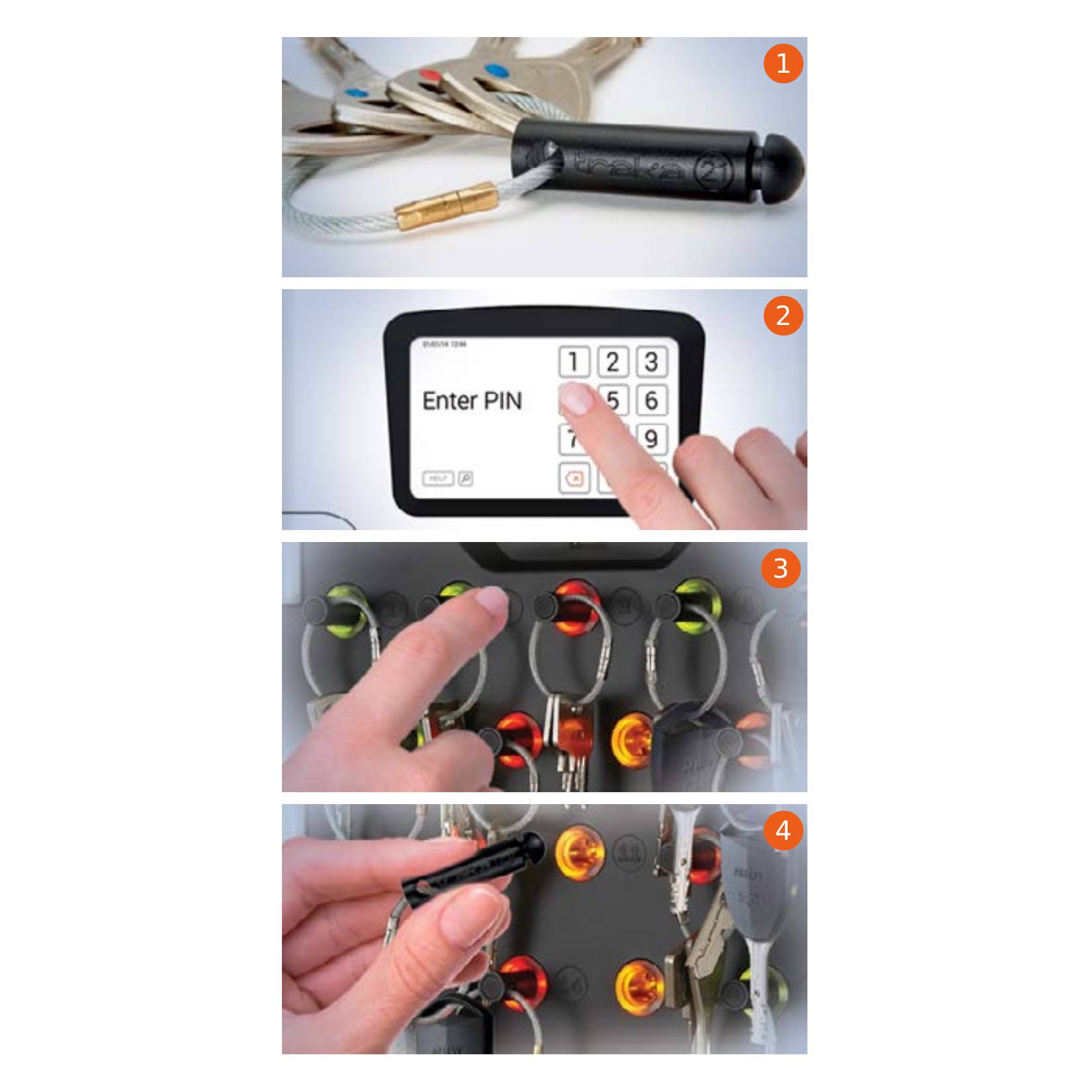 Organizacja pracy za pomocą elektronicznego depozytora kluczy Traka 21