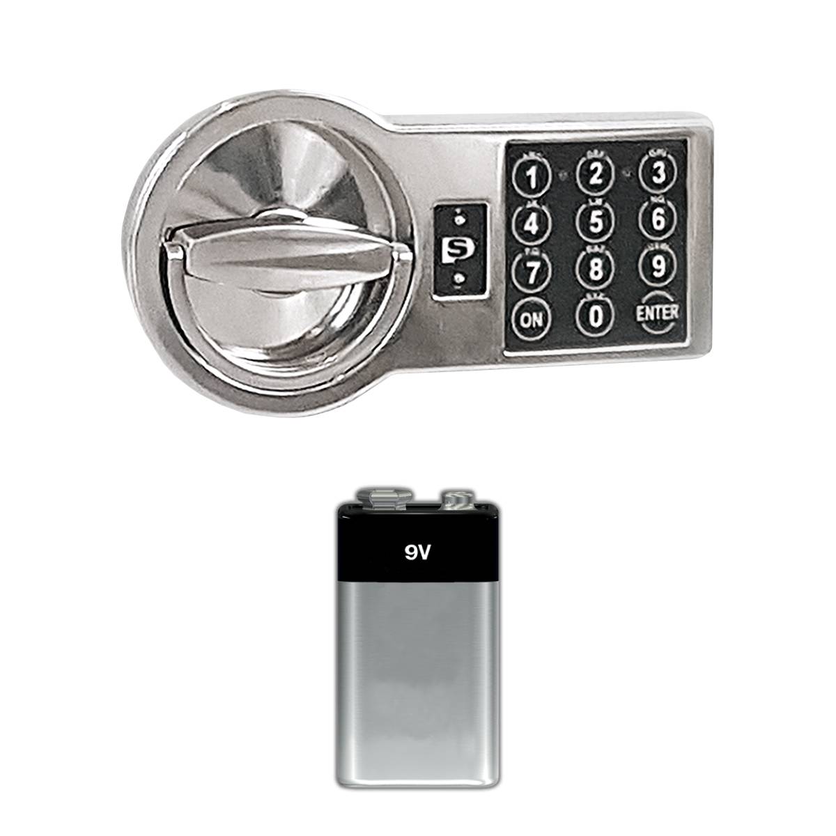 Zamek elektroniczny klasy B w sejfie Valberg Arsenal 25 koloru czarnego