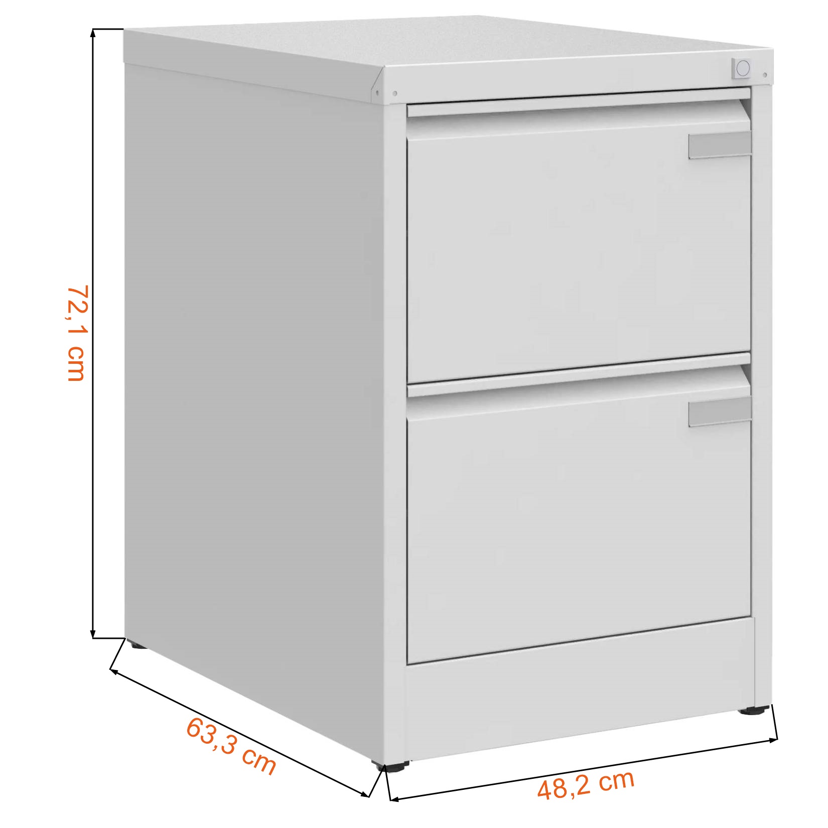 Dane techniczne szafki kartotekowej SZK 104 ST
